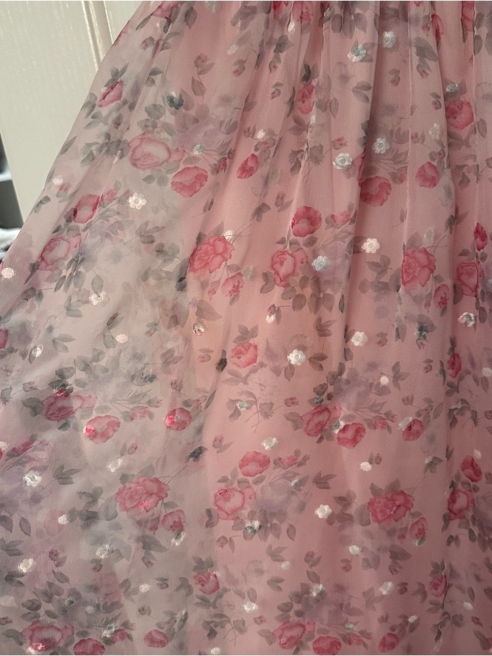 Ruffle Floral Maxi Dress - Picture 4 of 9